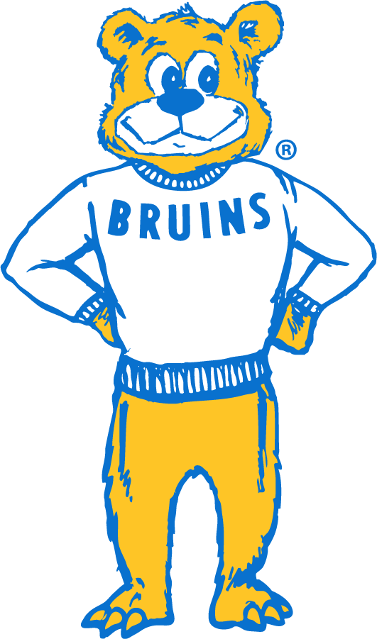 UCLA Bruins 1964-1996 Mascot Logo iron on transfers for T-shirts